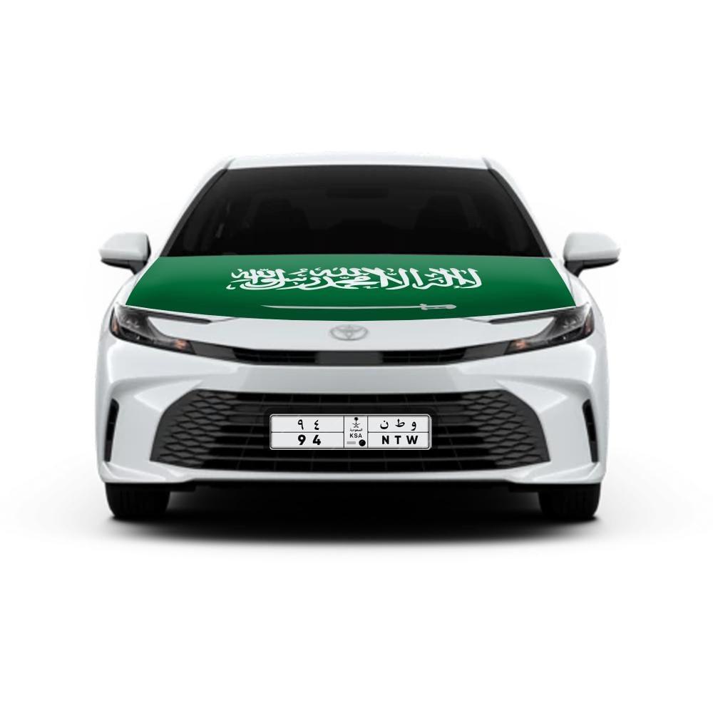 علم السعودية على الكبوت - مطاطي