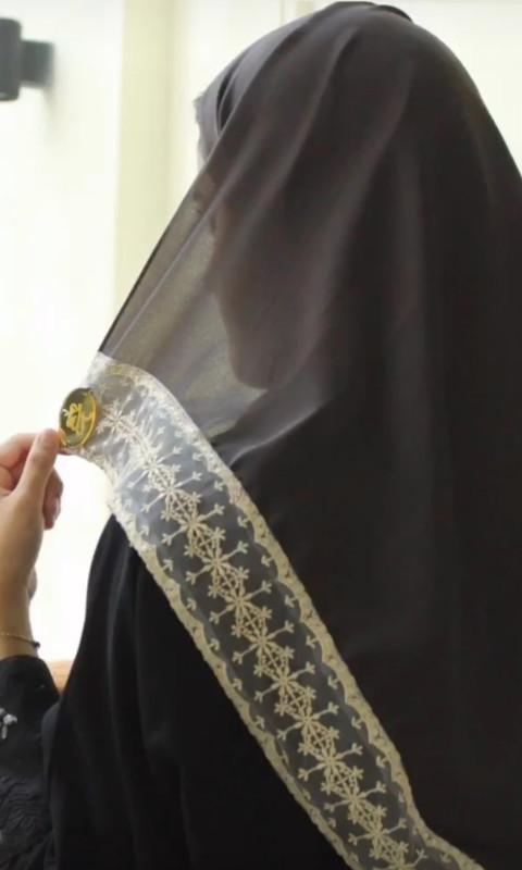 طرحة ليزر على حرير